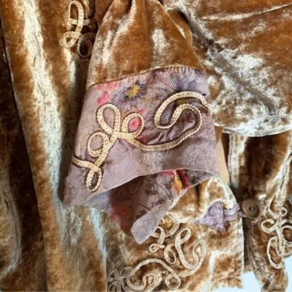 Bohemian Chic Velvet Jacket Tienda Ho